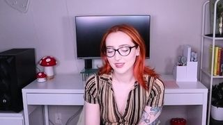 'Juicy lecturer doggy style - mild girl domination pov fuck-a-thon redhead Teacher'